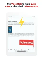 note, voice notes, todo widget ipad images 2