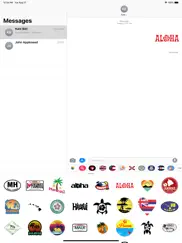 hawaii emojis - usa stickers ipad images 3