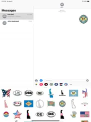 delaware emoji - usa stickers ipad resimleri 3