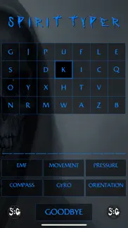 paranormal spirit typer iphone capturas de pantalla 3