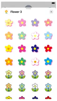 flowers 3 stickers iphone images 1