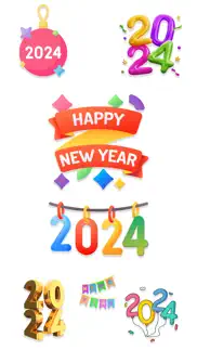happy new year 2023 -wasticker iphone images 1