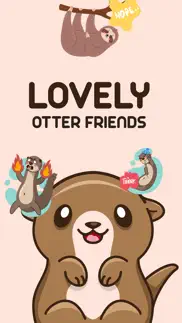 lovely otter friends iphone images 2