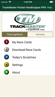 trackmaster pocket handicapper iphone images 2