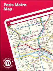 paris metro map and routes ipad resimleri 1