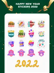 2022 happy new year stickers! ipad images 3
