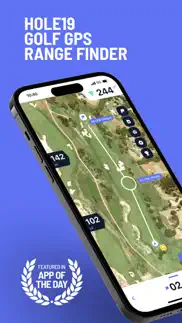 hole19: golf gps range finder iphone images 1