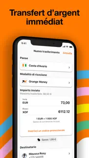 orange money europe iPhone Captures Décran 2