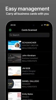 camcard: business card scanner iphone images 3