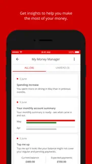 santander mobile banking iphone capturas de pantalla 2
