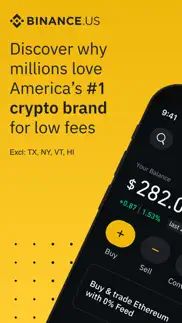 binance.us: buy bitcoin & eth iphone images 1