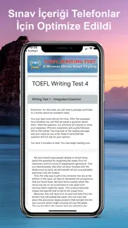 toefl writing test pro iphone resimleri 4