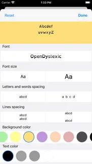navidys dyslexia opendyslexic iphone capturas de pantalla 2