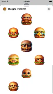burger stickers iphone images 3