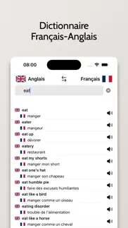 dictionnaire anglais-français iPhone Captures Décran 1