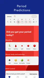 spot on period tracker iphone images 1
