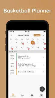 basketball schedule planner iphone images 1
