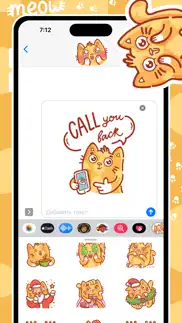 cat stickers for imessage! iphone images 4