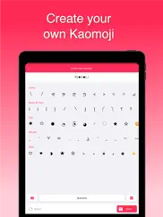 kaomoji emoticono ipad capturas de pantalla 4