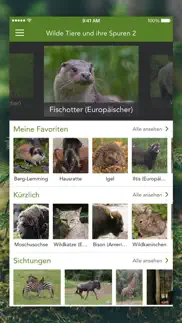 wilde tiere und spuren pro iphone capturas de pantalla 1
