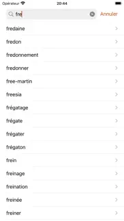 dictionnaire de français tlfi iPhone Captures Décran 2