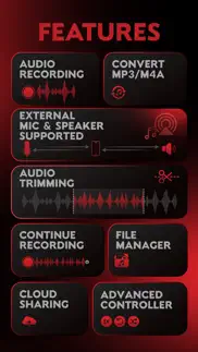 audio recorder pro and editor iphone resimleri 2