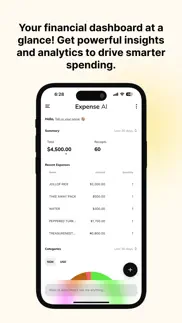 expense ai - expense tracker iphone resimleri 1