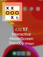 tic tac toe 3-in-a-row widget ipad images 3