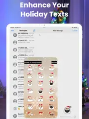 hoho emojis - santa stickers ipad images 2