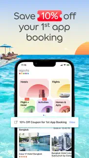 agoda: book hotels and flights iphone images 1
