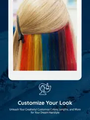 hair cut dye face app try on ipad images 3