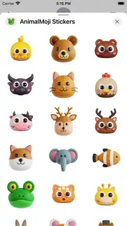 cute animal - stickers iPhone Captures Décran 2
