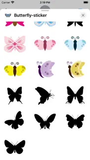 pop and chic butterfly sticker iphone images 2