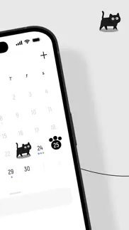 cat calendar - with widgets iphone resimleri 2