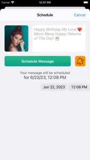 wa - schedule messages iPhone Captures Décran 3
