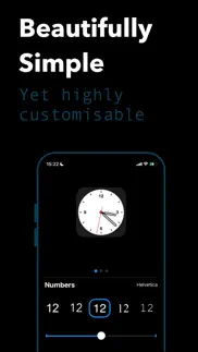 simple clock widget айфон картинки 3