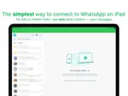 messaging for whatsapp no ads ipad images 1