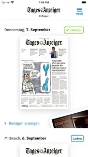 tages-anzeiger e-paper iphone images 1