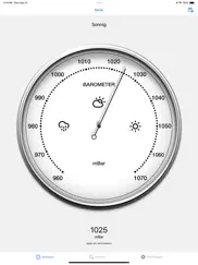 barometer - luftdruck prognose ipad bildschirmfoto 1