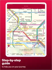 paris metro map and routes ipad bildschirmfoto 3