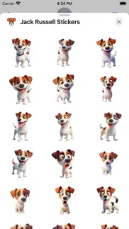 jack russell stickers iphone images 2