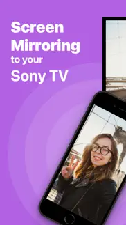 sony tv screen mirroring cast iphone images 1