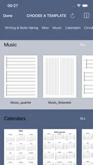 templates for notes, pdf iphone images 1