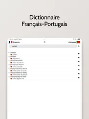 dictionnaire portugais iPad Captures Décran 1