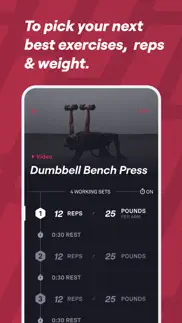 fitbod workout & gym planner iphone images 4