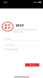 intranet - rfef iphone capturas de pantalla 1