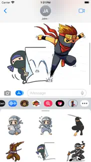assassin ninja stickers iphone images 2