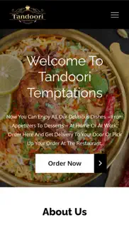 tandoori temptations iPhone Captures Décran 1