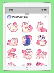 pink pussy cat stickers ipad images 1