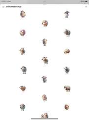 sheep stickers app iPad Captures Décran 1